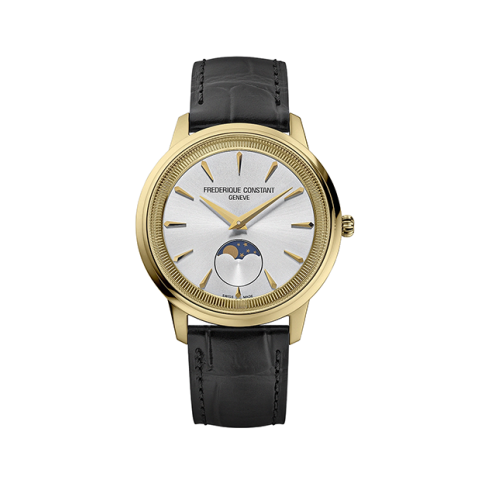 FC-206S3S5 Frederique Constant Moneta Moonphase gold/ Silver