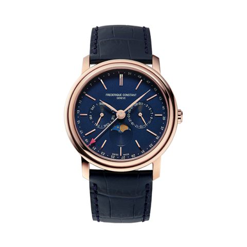 Frederique constant classic business timer Rose PVD | 40mm FC-270N4P4