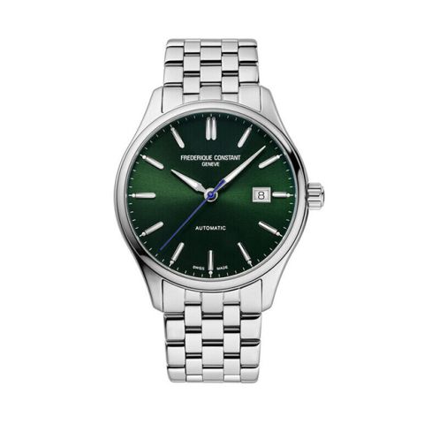 Frederique Constant Classic Index Green Steel | 40mm FC-303GR5B6B