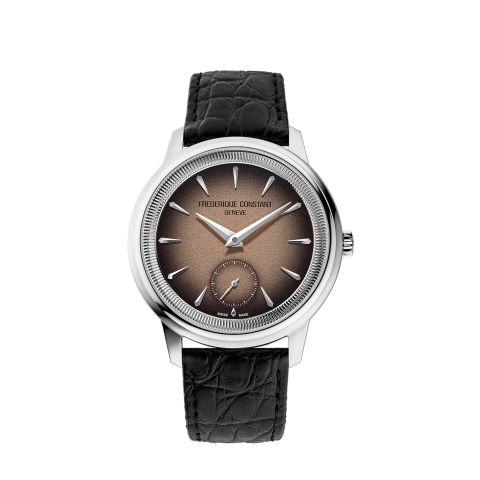 Frederique Constant Moneta mechanical salmon fumé LE 38,5mm | FC-435BBL3S6