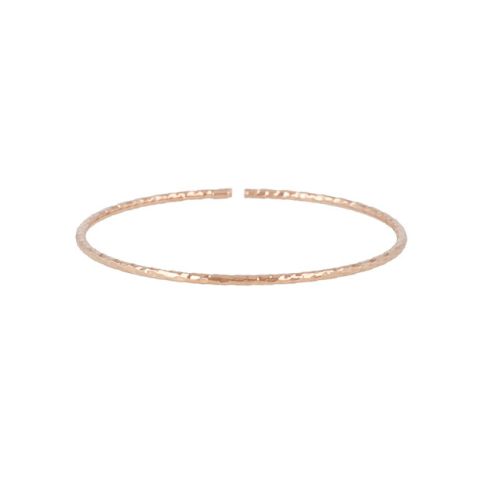 Dot | Pink Gold | Bangle Facets 2 mm