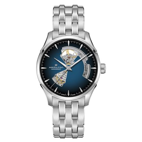 Hamilton Jazzmaster open heart blue steel | 40mm H32675140