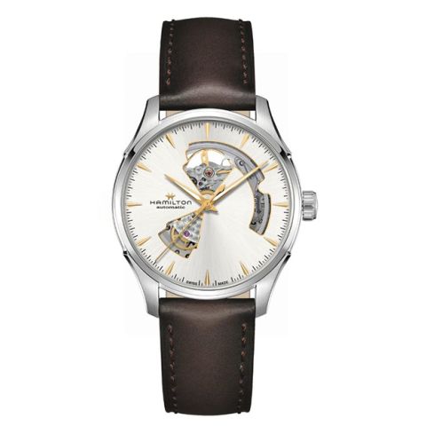 Hamilton Jazzmaster Open Heart White /Leather | 40mm H32675551
