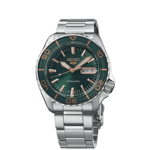 Seiko 5 Sports "SKX series" green/steel HDB005 | 42.5mm