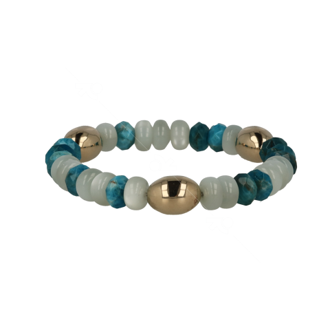 Sundrops | Bracelet White Gold | Apatit-Moonstone White