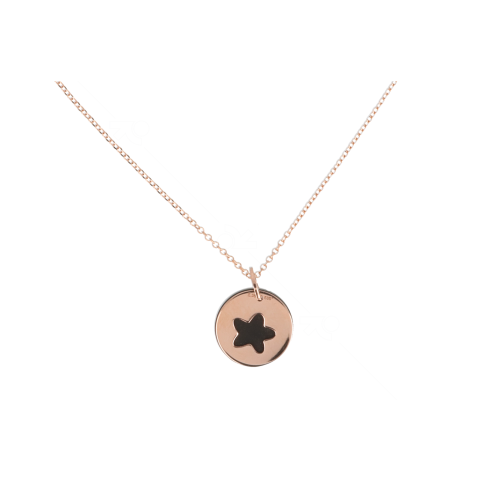Sundrops | Necklace Pink Gold Star | Corian