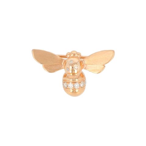 Yeva | Brooch Pink Gold | Bee