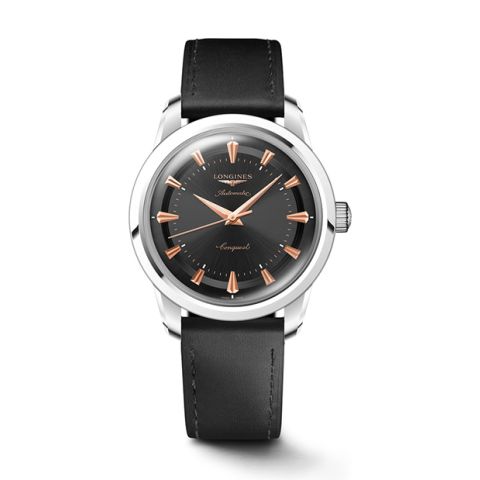 Longines Conquest Heritage Black | 38mm L1.649.4.52.2