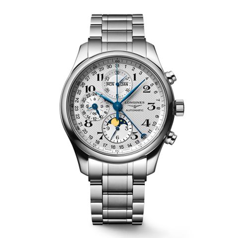 Longines Master Collection Moonphase Steel White | 42MM L2.773.4.78.6