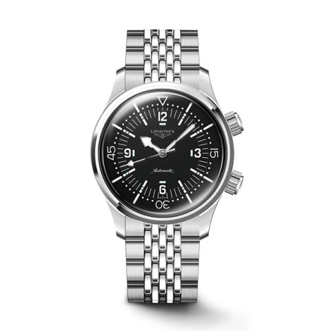 Longines Legend Diver Black | 39mm L3.764.4.50.6