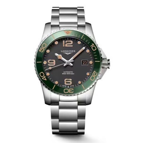 Longines Hydroconquest Automatic Green black | 41mm L3.781.4.05.6