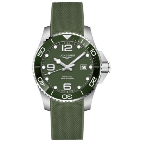 Longines Hydroconquest Automatic Green Rubber | 43MM