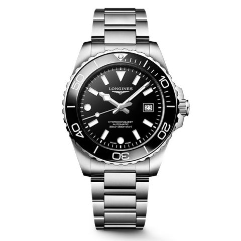 Longines Hydroconquest Automatic Black/Black L3.788.4.56.6