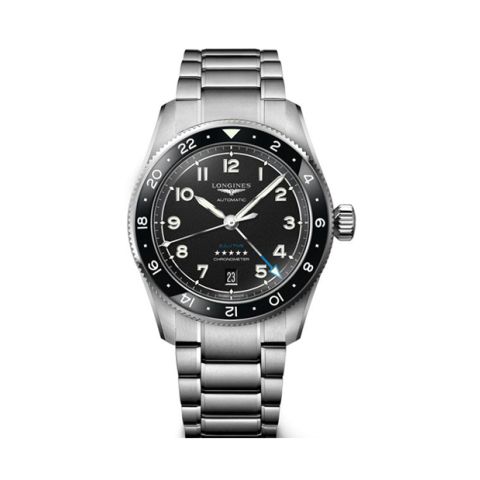 Longines Spirit Zulu time Steel Black | 39mm L3.802.4.53.6