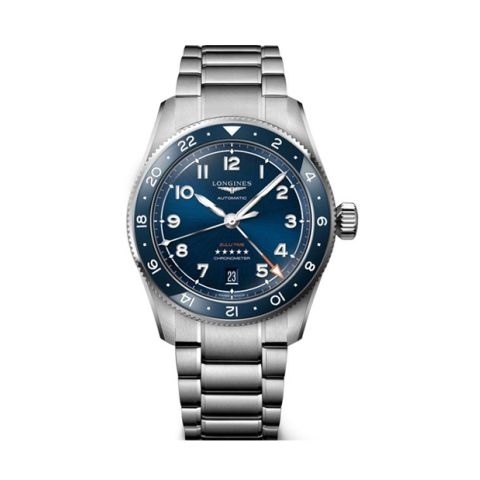 Longines Spirit Zulu time Steel blue | 39mm L3.802.4.93.6 