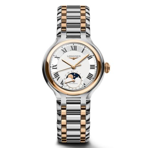 Longines PrimaLuna Two tone 18k rose gold cap 200 | 34mm L8.126.5.71.7