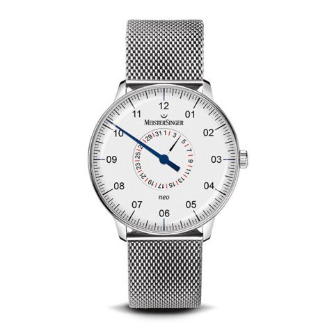 Meistersinger Neo Plus Pointer Date NED401 Steel| 40MM