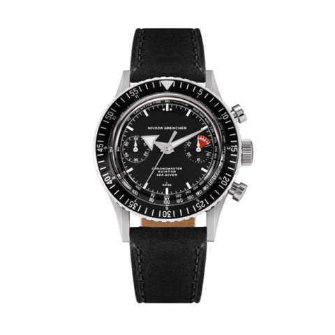 Nivada Grenchen Chronomaster White Broad Arrow