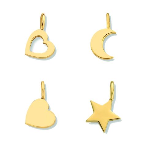 Minitials Oblique Symbols | 18ct Gold