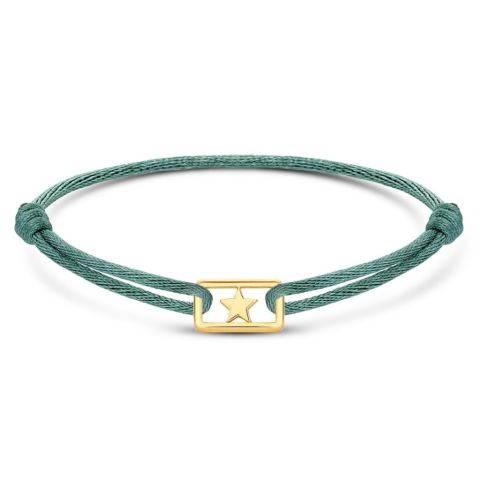 Minitials One Unity Satin Bracelet | 18ct Gold