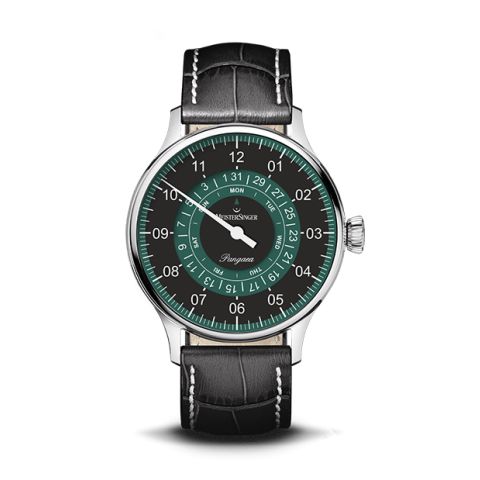 MeisterSinger Pangaea Day-Date Green PDD902P 
