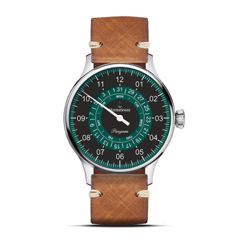 MeisterSinger Pangaea Day-Date Green PDD902P