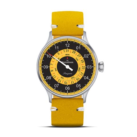 MeisterSinger Pangaea Yellow PDD9Z25 | 40mm
