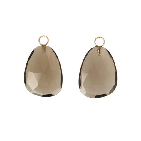 Varivello Pendants | Smoky Quartz | 20 x 15 mm