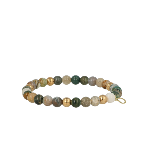 Sundrops | Bracelet Yellow gold | Jaspis