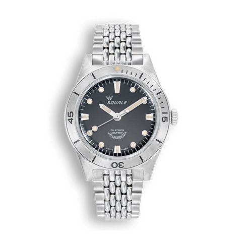 Squale Super-Squale Black steel | 38mm SuperSSBK.AC