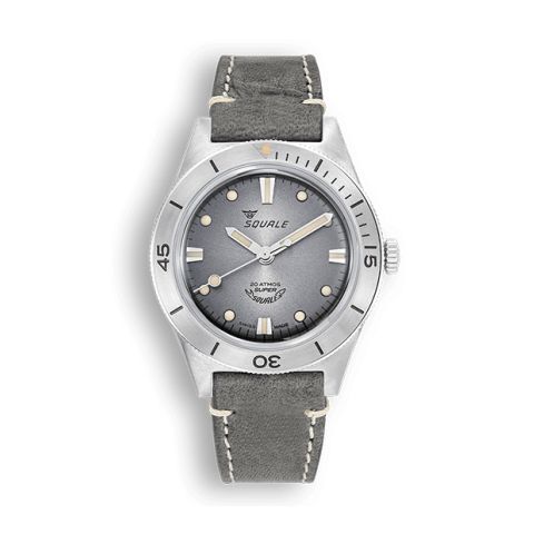 Squale Super-Squale | Sunray Grey Leather | 38mm SUPERSSG.PG