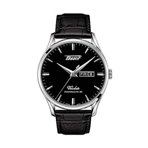 Tissot Heritage Visodate Powermatic 80 Black Leather| 42MM | T118.430.16.051.00