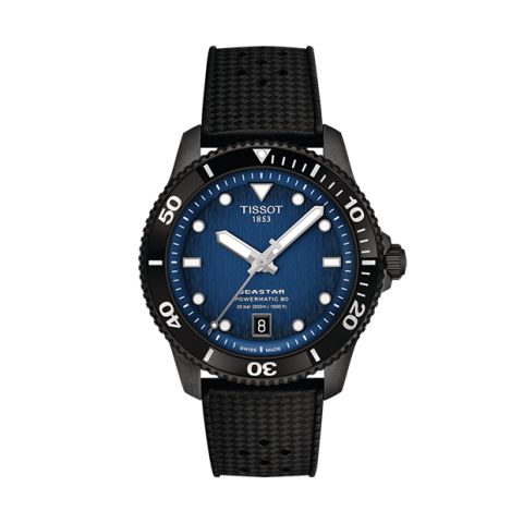 Tissot Seastar 1000 Powermatic 80 Blue Rubber | 40mm T120.807.37.041.00