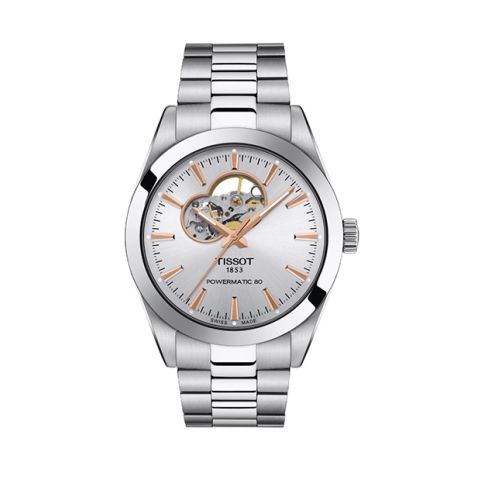 Tissot Gentleman Automatic Silver Open Heart| 40MM T127.407.11.031.01