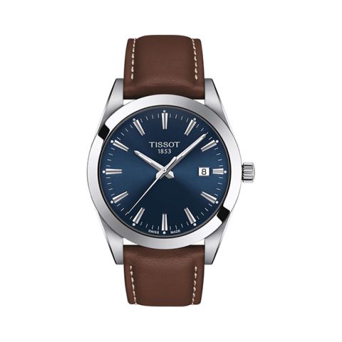 Tissot Gentleman Quartz Leather Blue | 40mm T127.410.16.041.00