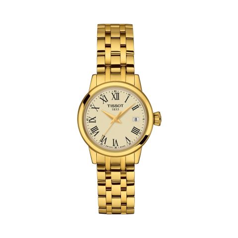Tissot Classic Dream Yellow PVD/ivory| 28mm