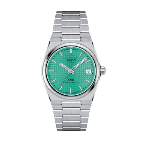 Tissot PRX Powermatic 80 Light Green | 35mm T137.207.11.091.01