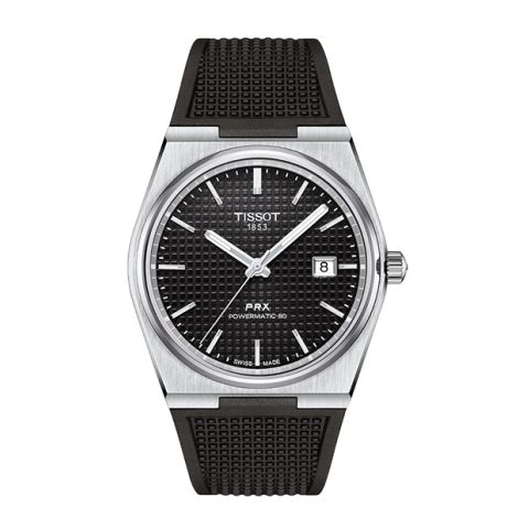 Tissot PRX Powermatic 80 Black Rubber | 40mm T137.407.17.051.00