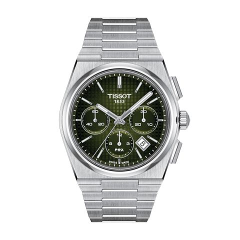 Tissot PRX Chronograph Green | 42mm T137.427.11.091.00