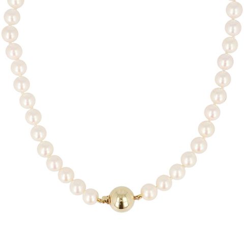 Sundrops | Necklace Yellow Gold | Pearl 