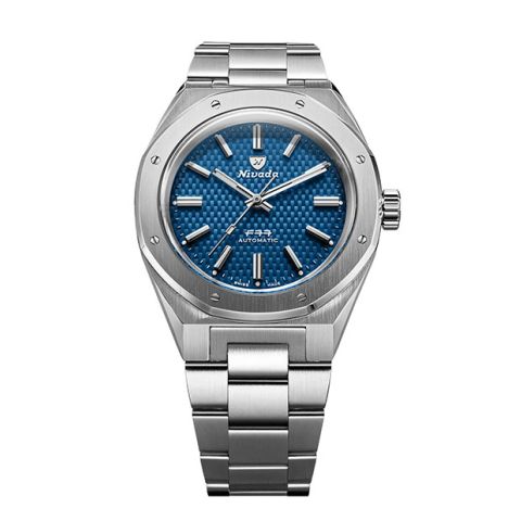 Nivada Grenchen F77 Blue No Date 68041A77B