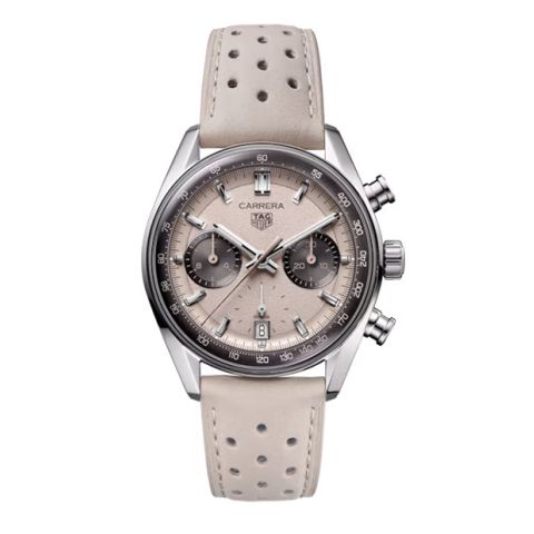 TAG Heuer Carrera Beige Race Leather strap CBS221H.FC8366