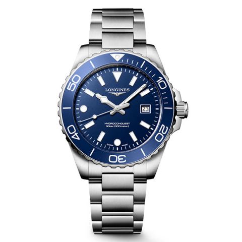 Longines Hydroconquest Quartz Blue/ steel L3.769.4.96.6