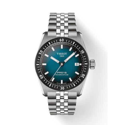 Tissot PR516 Powermatic 80 Steel Blue | 38mm T149.407.11.041.00