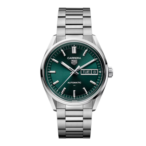 TAG Heuer Carrera Day-Date Green steel WDA2115.BA0043