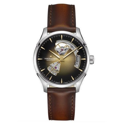 Hamilton Jazzmaster Open Heart Brown/Leather | 40mm | H32675501