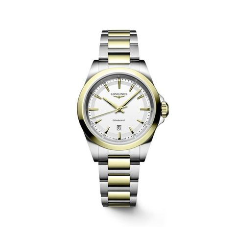 Longines Conquest Quartz Steel/Yellow PVD| 30mm