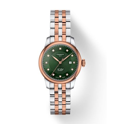 Tissot Le Locle Lady Bicolor Rose/Green | 29mm T006.207.22.096.00
