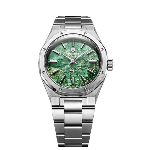 Nivada Grenchen F77 SST Green Aventurine MK2 | 38mm 68053A77
