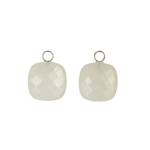 Varivello Pendants | Moonstone White | 13 x 13 mm